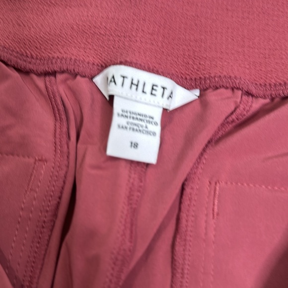 Athleta dusty pink Brooklyn hiights New wide leg pant size 18 new Jamba large - Picture 6 of 8